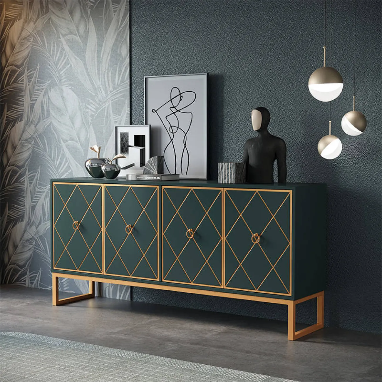 Дизайнерский комод - LaLume-LK00117