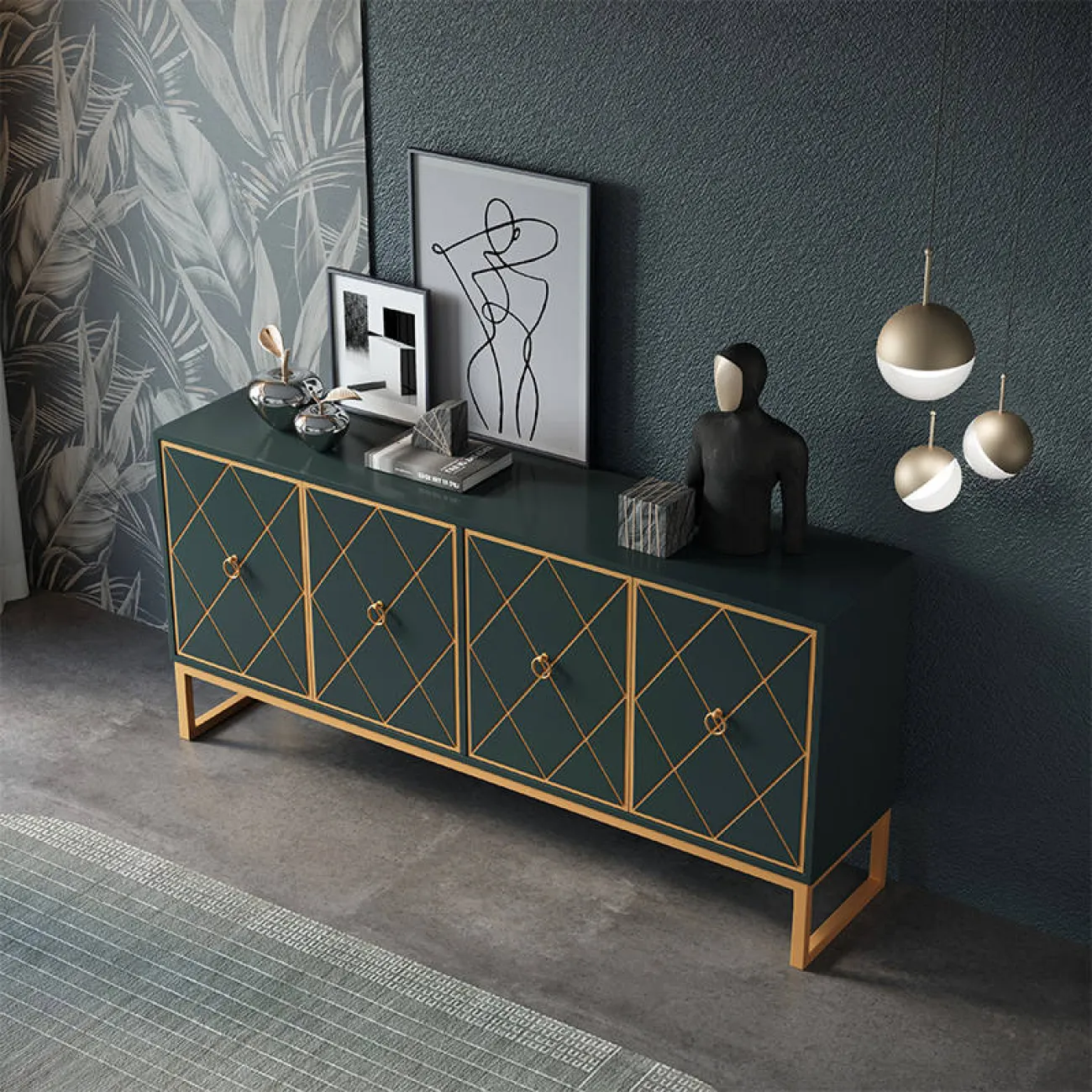 Дизайнерский комод - LaLume-LK00117