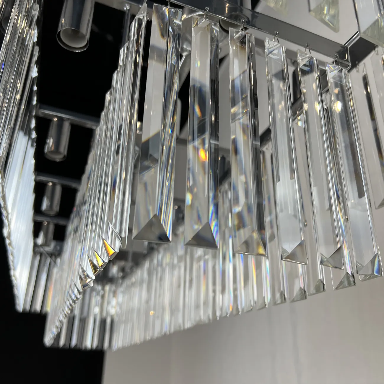 Люстра RH 1920S ODEON CLEAR GLASS FRINGE 120 nickel от ImperiumLoft
