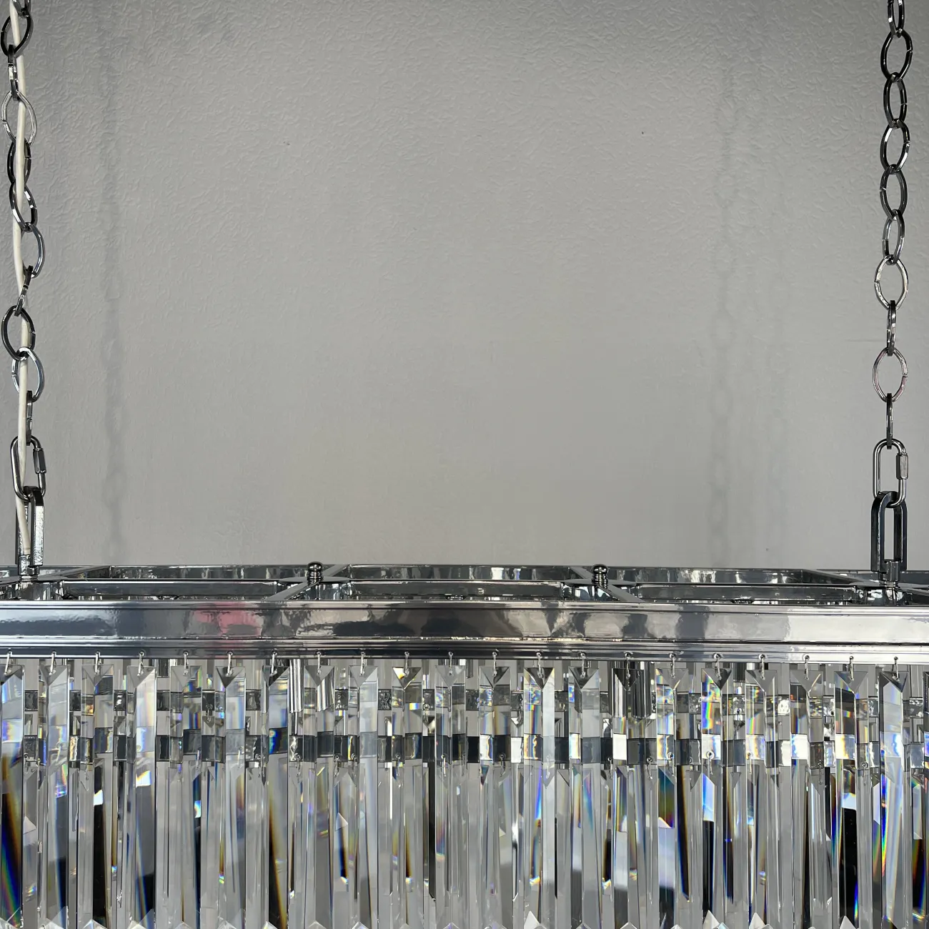 Люстра RH 1920S ODEON CLEAR GLASS FRINGE 120 nickel от ImperiumLoft