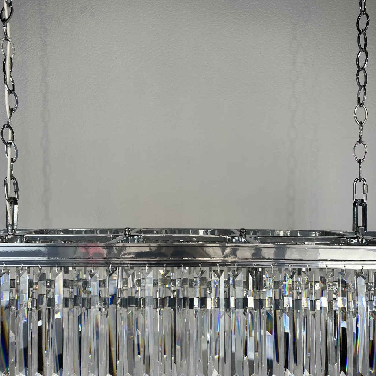 Люстра RH 1920S ODEON CLEAR GLASS FRINGE 120 nickel от ImperiumLoft