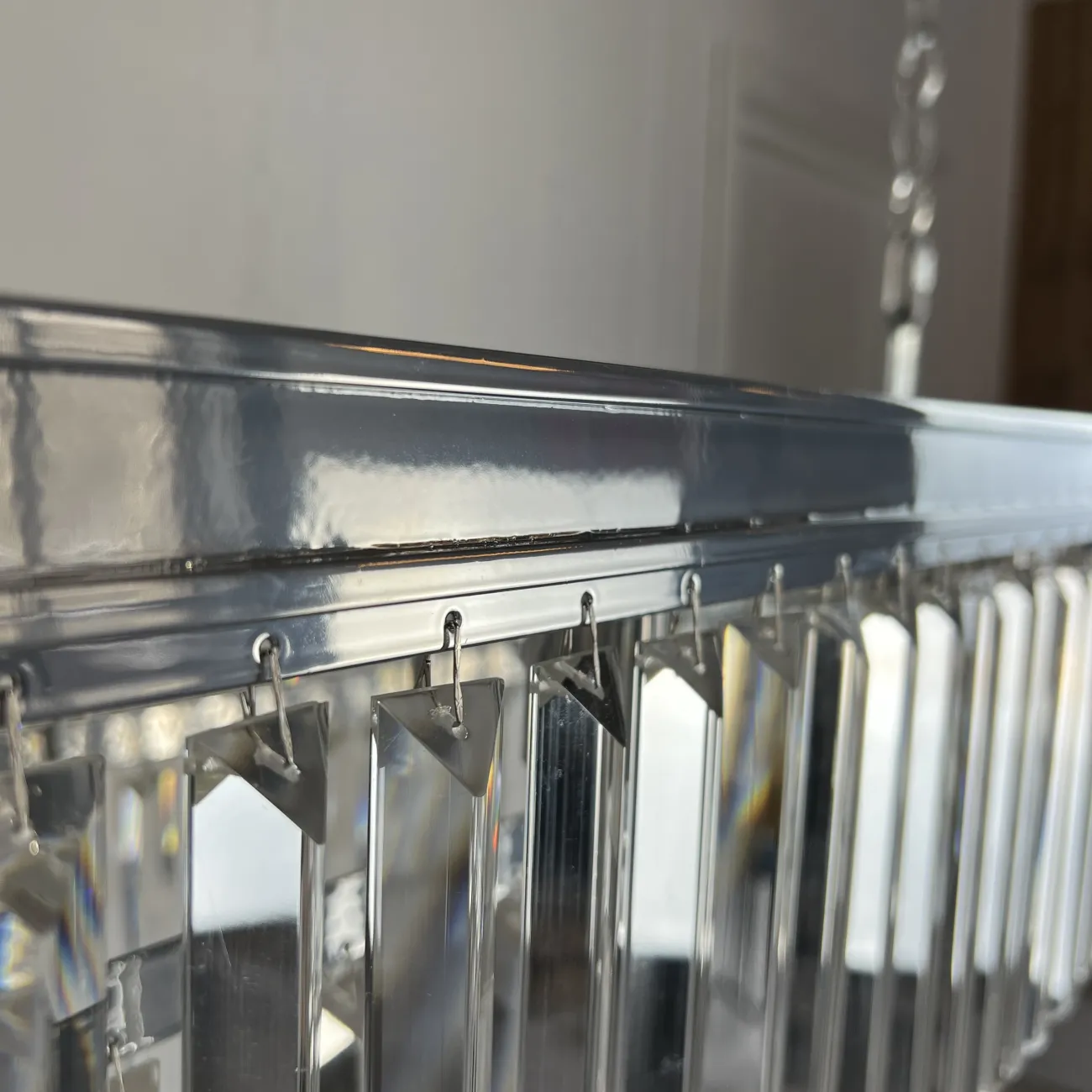 Люстра RH 1920S ODEON CLEAR GLASS FRINGE 120 nickel от ImperiumLoft