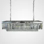 Люстра RH 1920S ODEON CLEAR GLASS FRINGE 120 nickel от ImperiumLoft