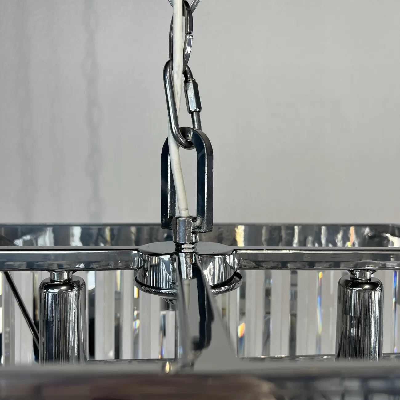 Люстра RH 1920S ODEON CLEAR GLASS FRINGE 120 nickel от ImperiumLoft