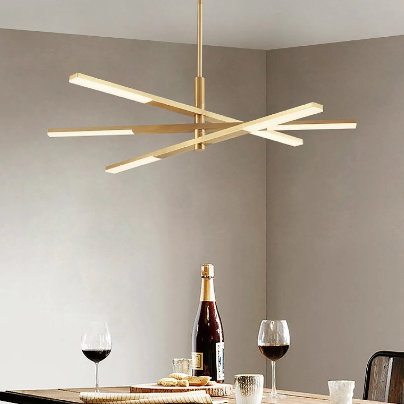 Подвесная люстра ORTON D72 Gold от ImperiumLoft