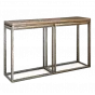 Консоль Industrial Metal Rust Triple Console Table от LaLume