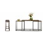 Консоль Industrial Metal Rust Triple Console Table от LaLume