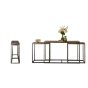 Консоль Industrial Metal Rust Triple Console Table от LaLume