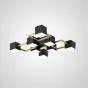 Дизайнерская потолочная люстра геометрической формы FRAME L71 от ImperiumLoft