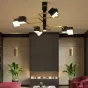 Дизайнерская потолочная люстра геометрической формы FRAME L95 от ImperiumLoft