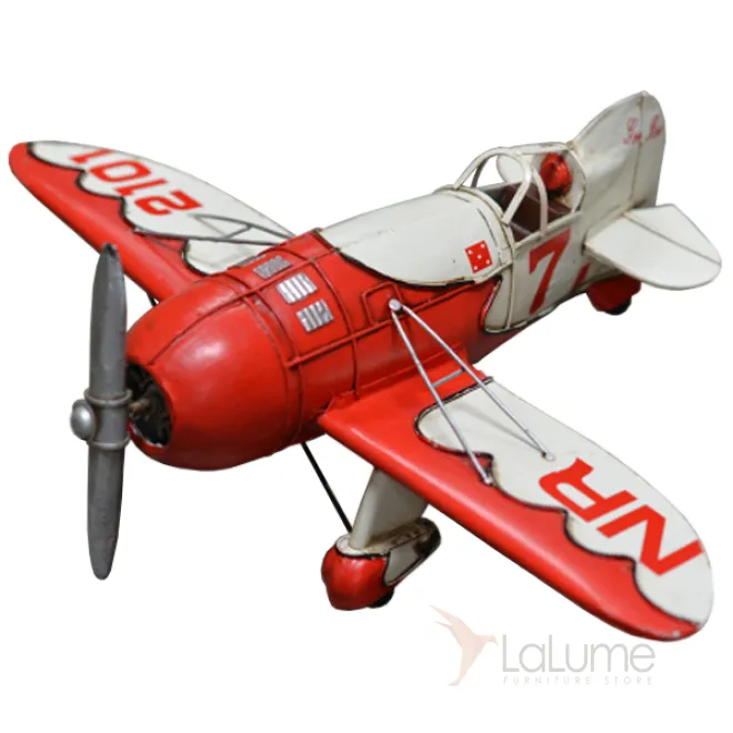 Модель самолета красный белый GEE BEE R-2 от LaLume