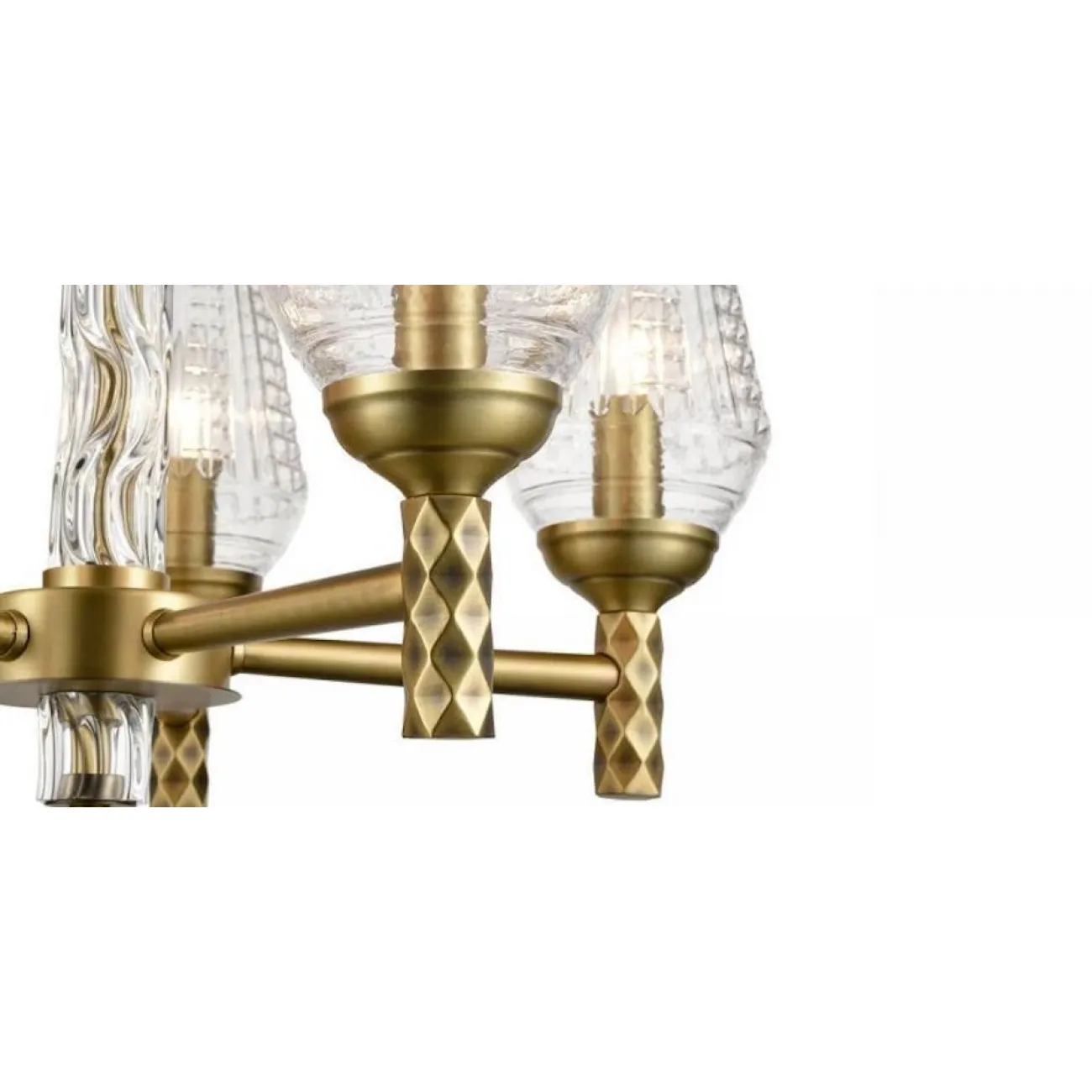 Люстра Ribbed Chandelier