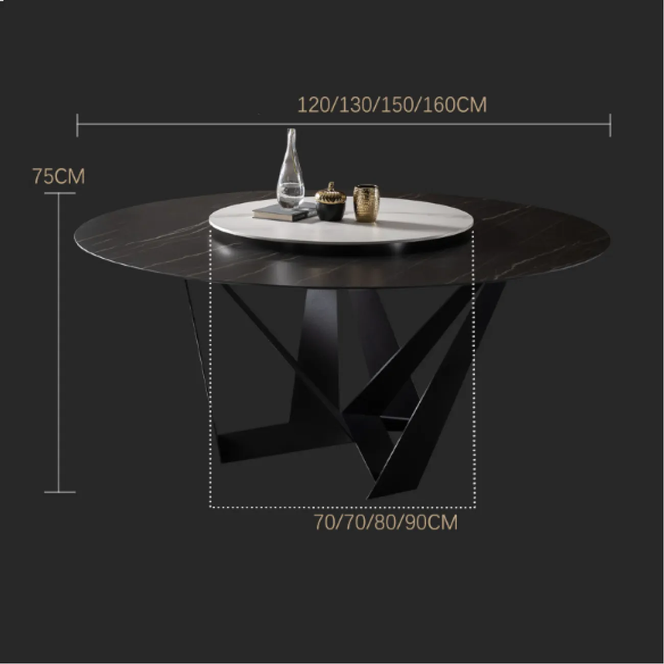 Дизайнерский обеденный стол LaLume-AZ00363 Дизайнерский обеденный стол LaLume-AZ00363