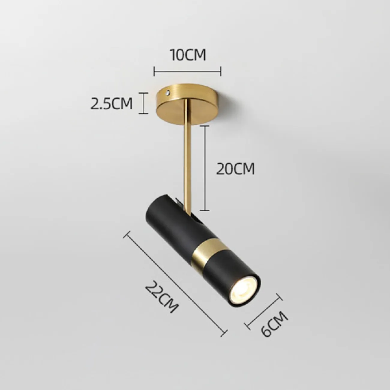 Точечный светильник WAY Black от ImperiumLoft