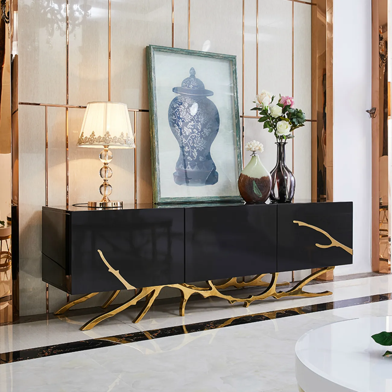 Дизайнерская тумба под TV - LaLume-TV00156