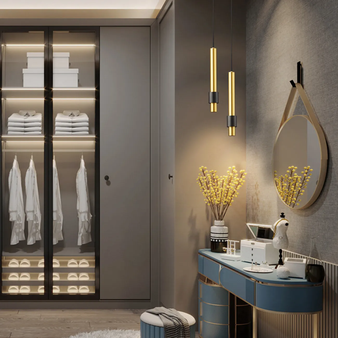 Подвесной светильник VOGEL Brass от ImperiumLoft