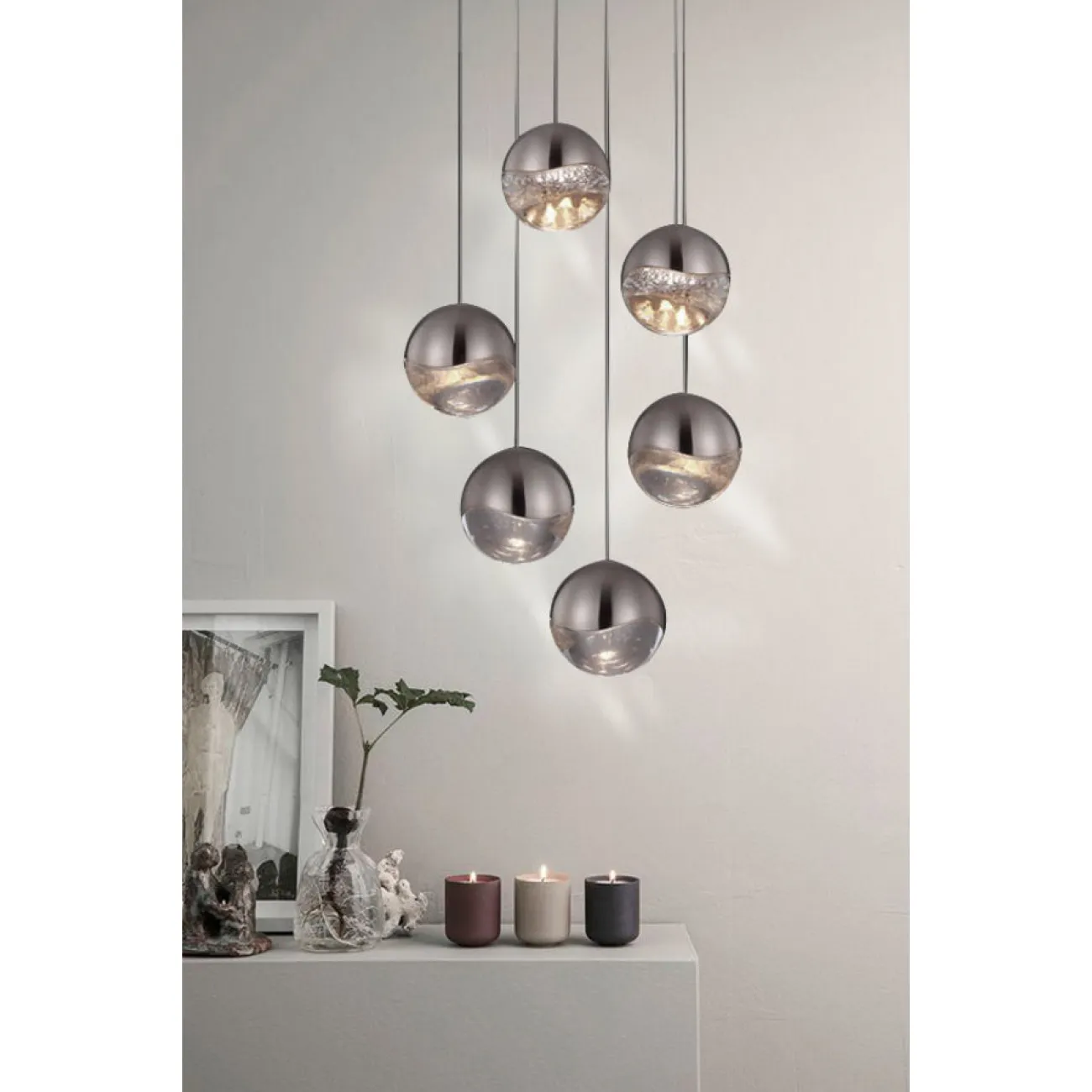 Подвесной светильник ImperiumLoft Globo 6U nickel SD3301-6U nickel от ImperiumLoft