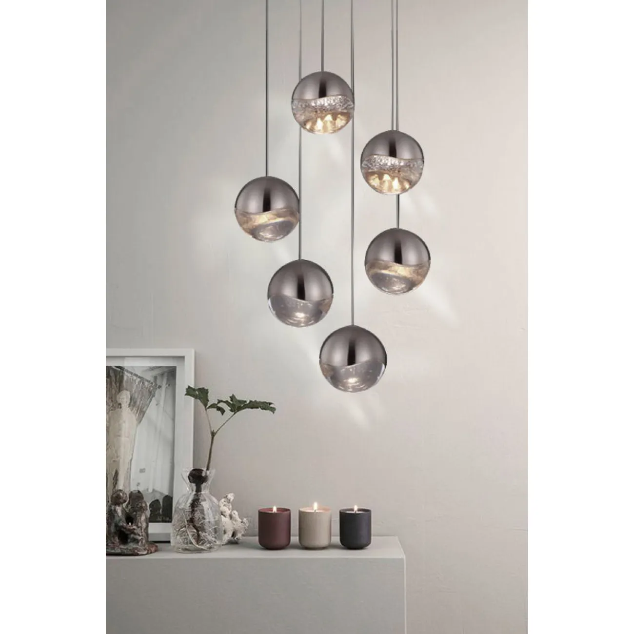 Подвесной светильник ImperiumLoft Globo 6U nickel SD3301-6U nickel от ImperiumLoft