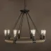 Люстра Round Tube Loft Rope Light