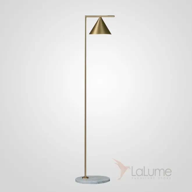 Торшер Captain Flint Cone floor lamp Капитан Флинт Gold от ImperiumLoft