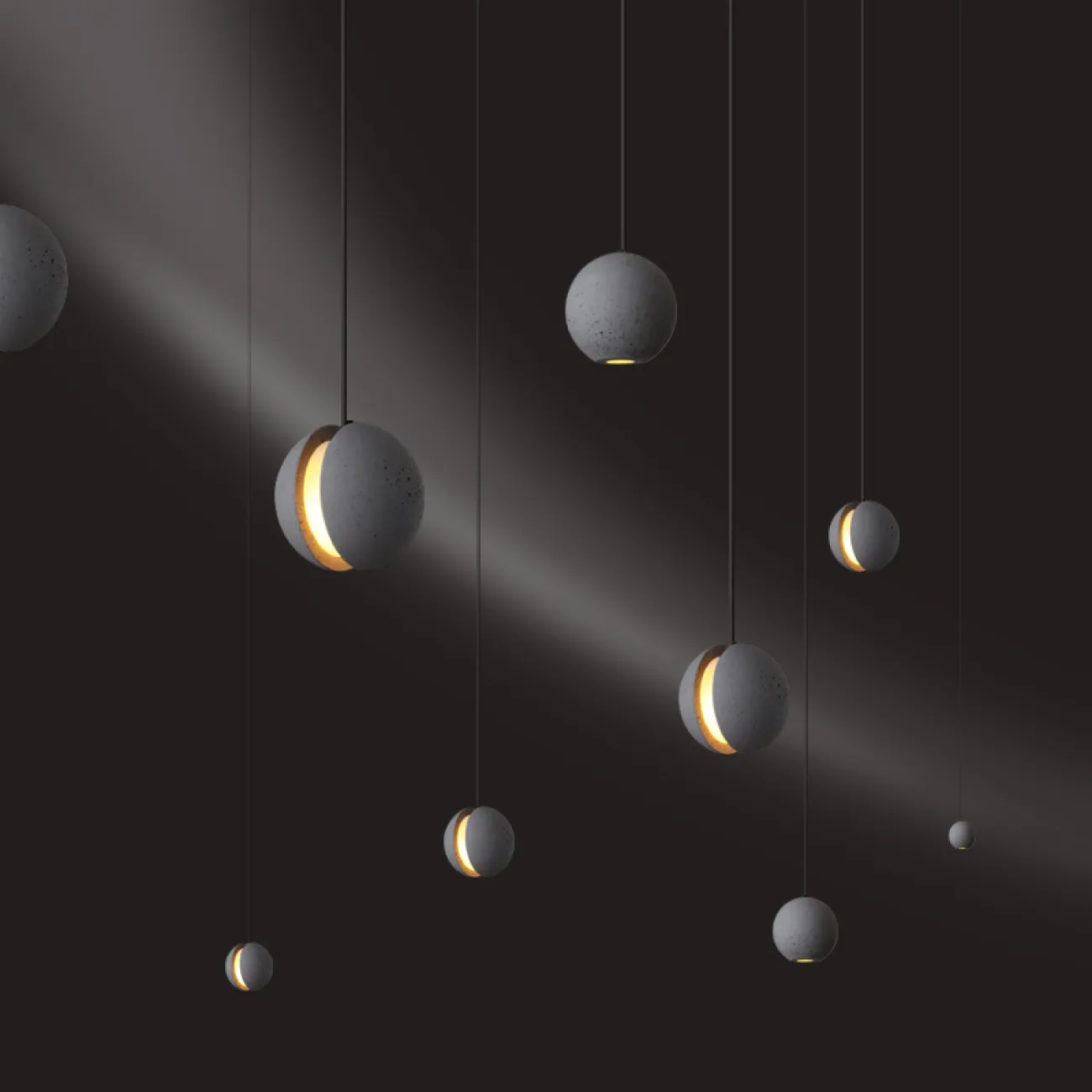 Подвесной светильник PALDIS D130 gray от ImperiumLoft