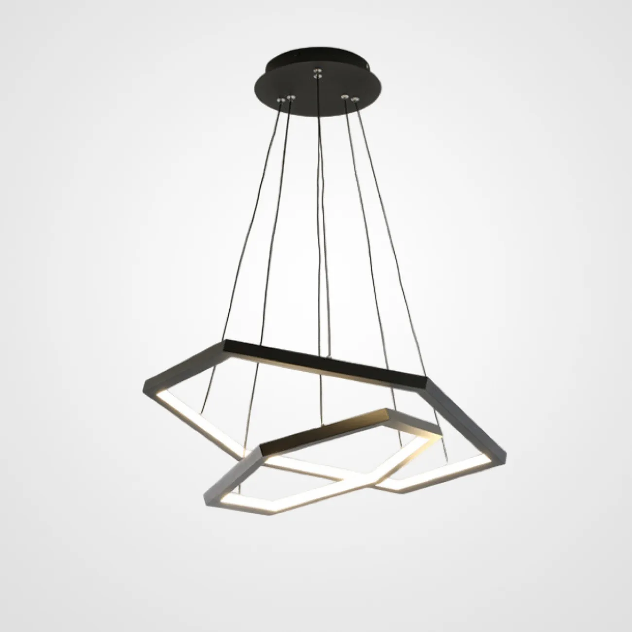 Подвесная люстра OCTANT D80 Black от ImperiumLoft