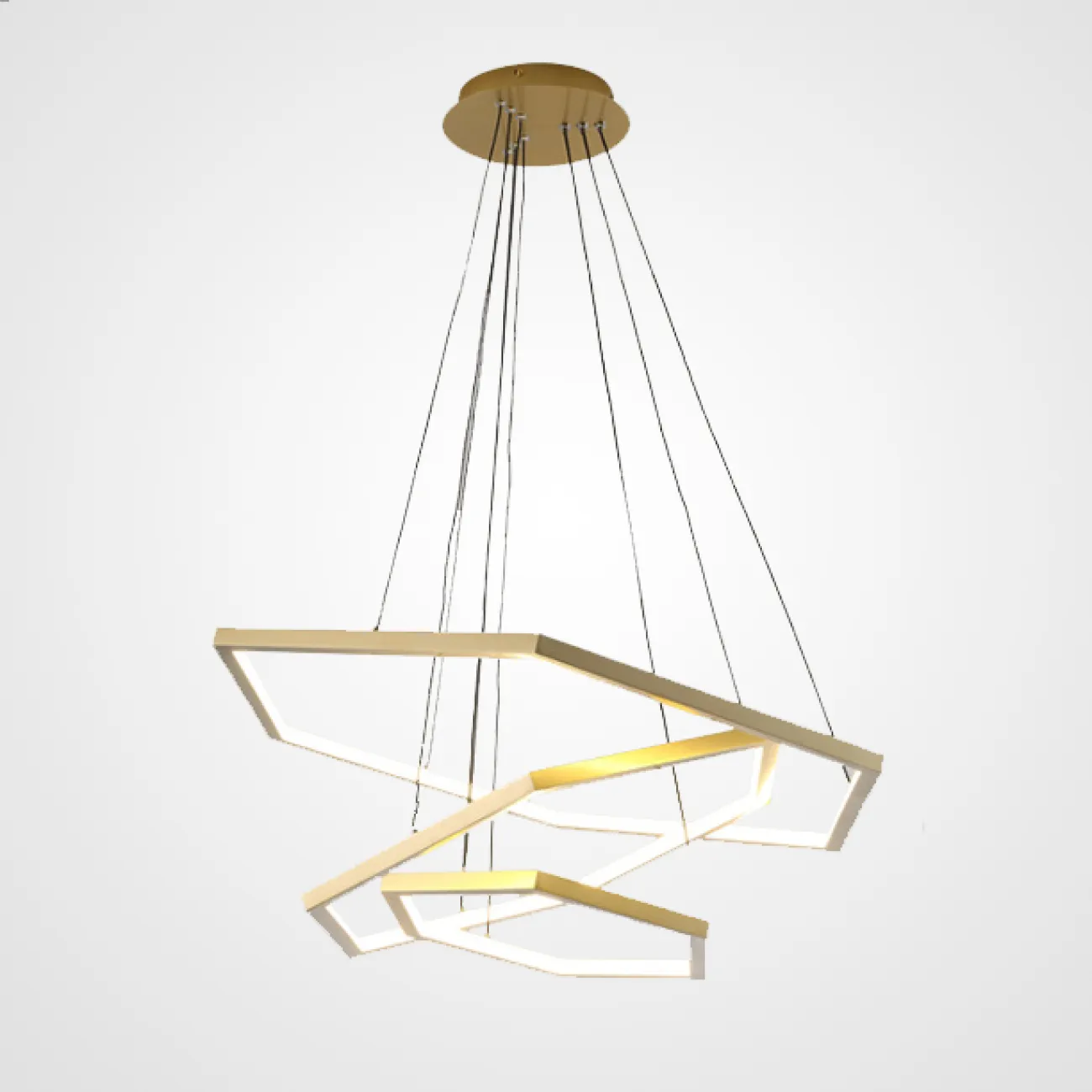 Подвесная люстра OCTANT D60+80 Black от ImperiumLoft