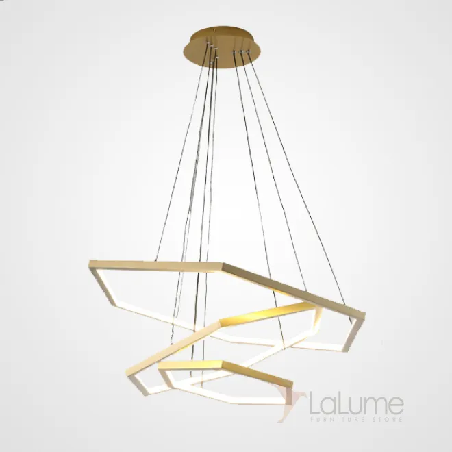 Подвесная люстра OCTANT D40+60+80 Brass от ImperiumLoft