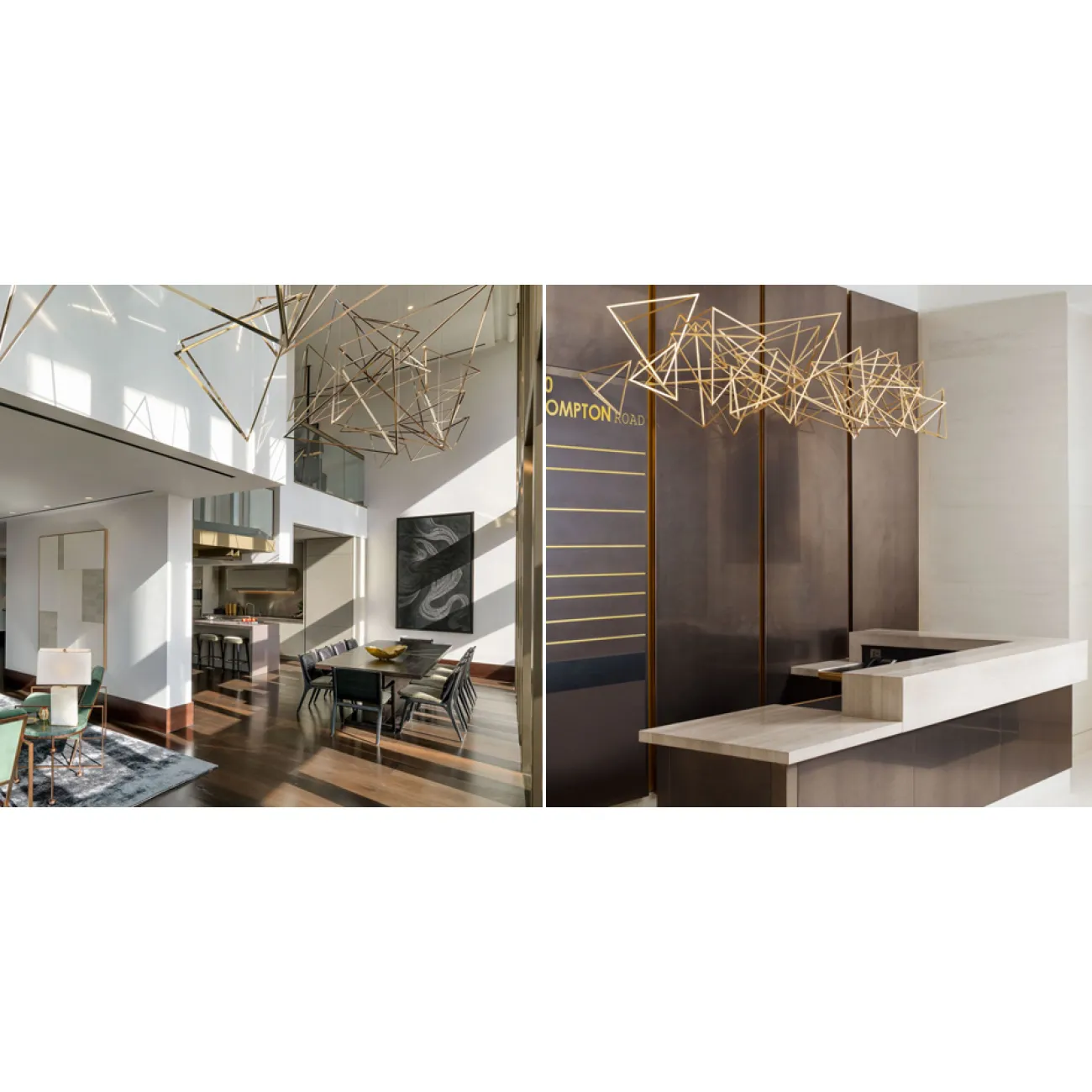 Подвесной светильник Weightless Triangles Подвесной светильник Weightless Triangles