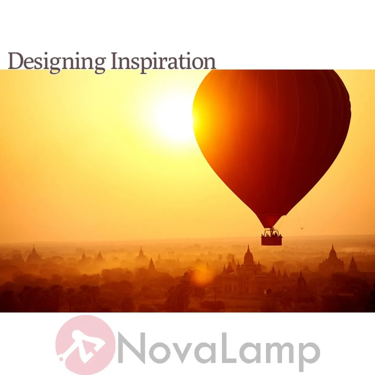 Настольная лампа Marble Fire balloon от ImperiumLoft