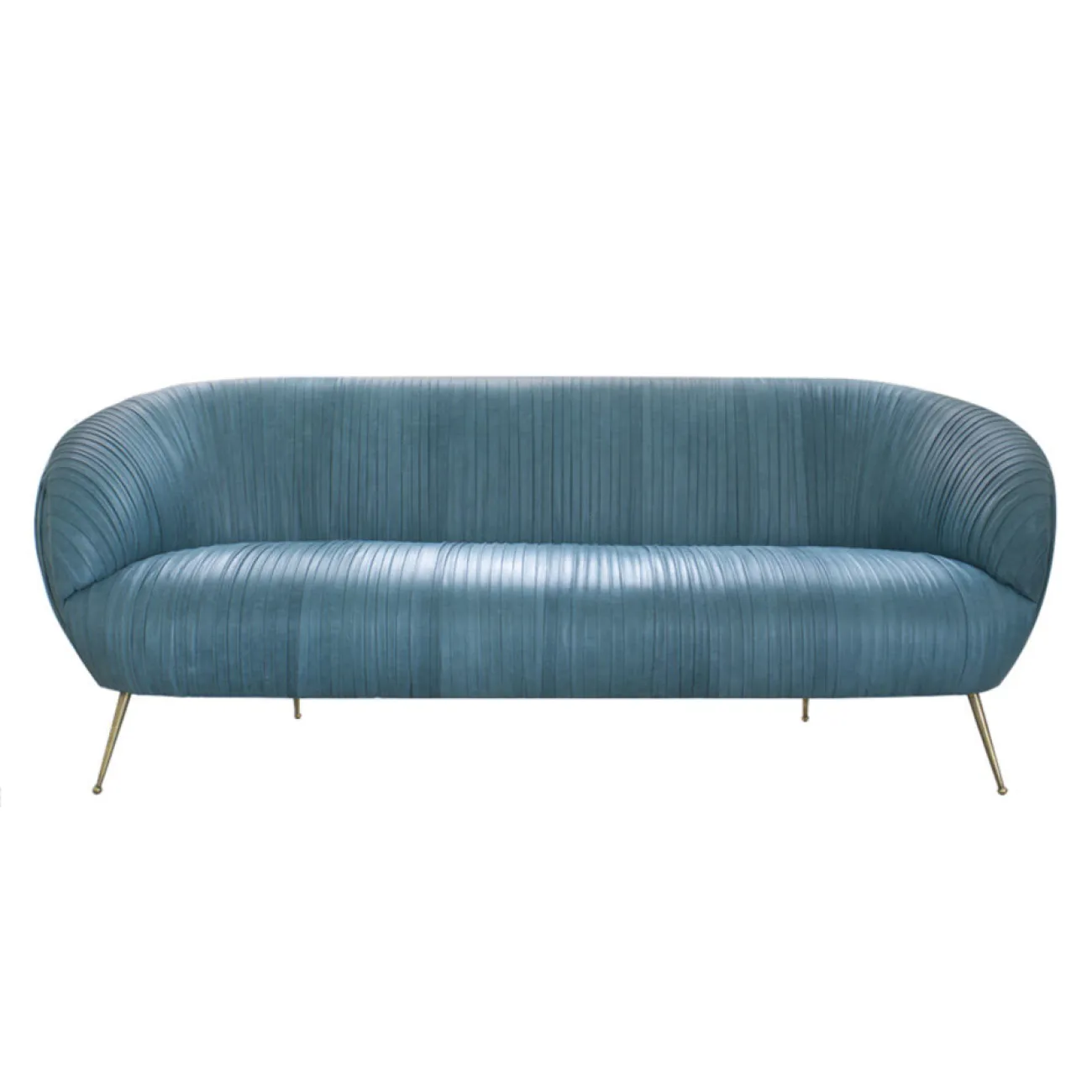 Софа Kelly Wearstler Souffle Settee Leather designed by Kelly Wearstler от LaLume