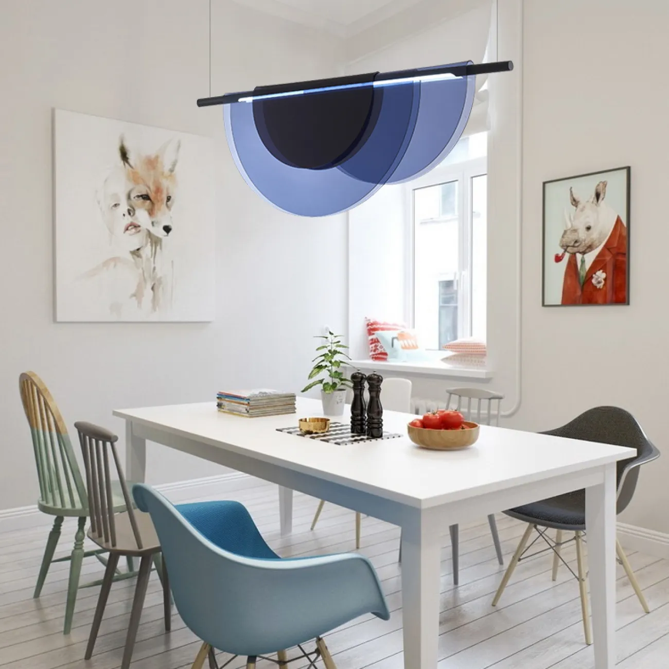 Подвесной светильник EQUAL COLOR L80 Pink от ImperiumLoft