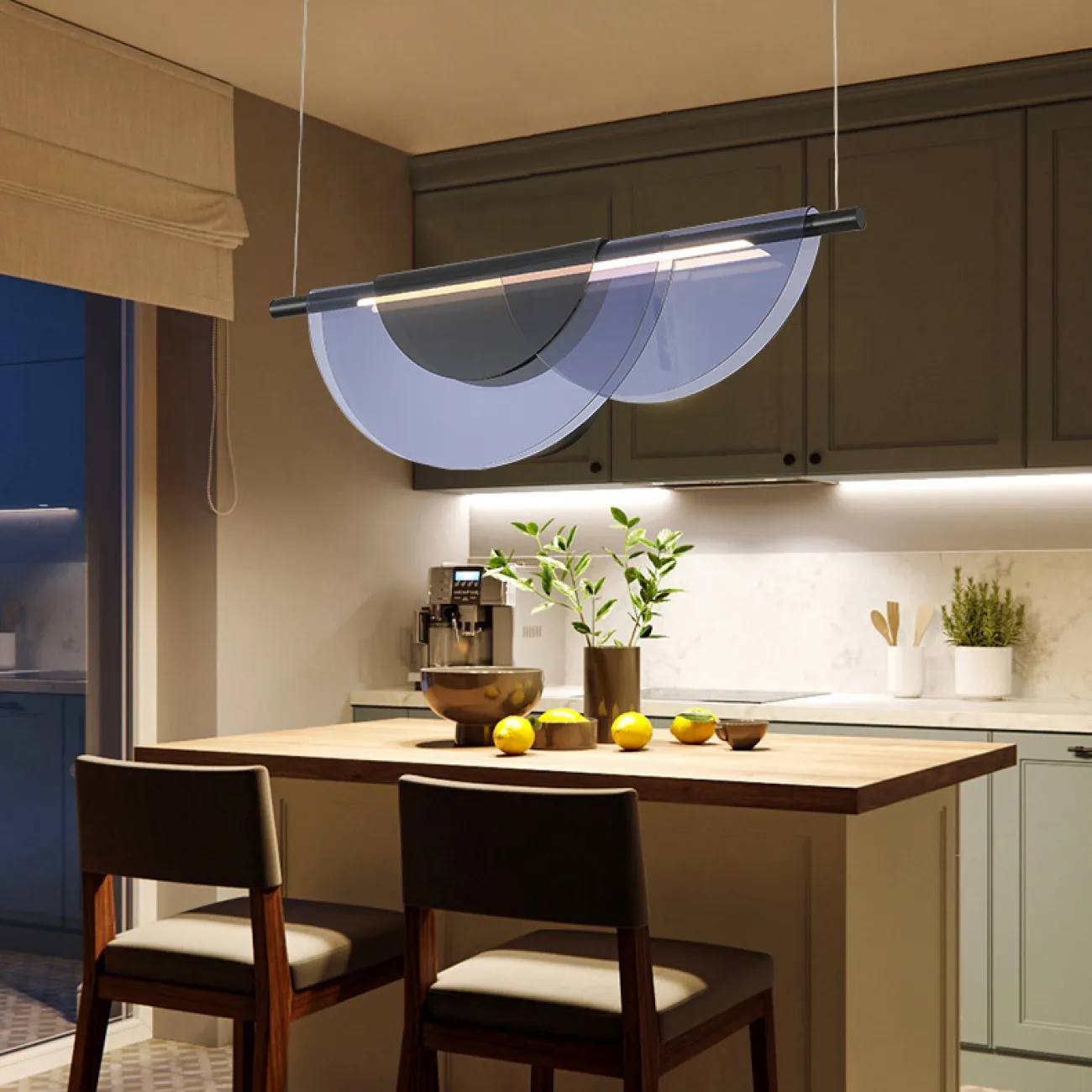 Подвесной светильник EQUAL COLOR L80 Blue от ImperiumLoft