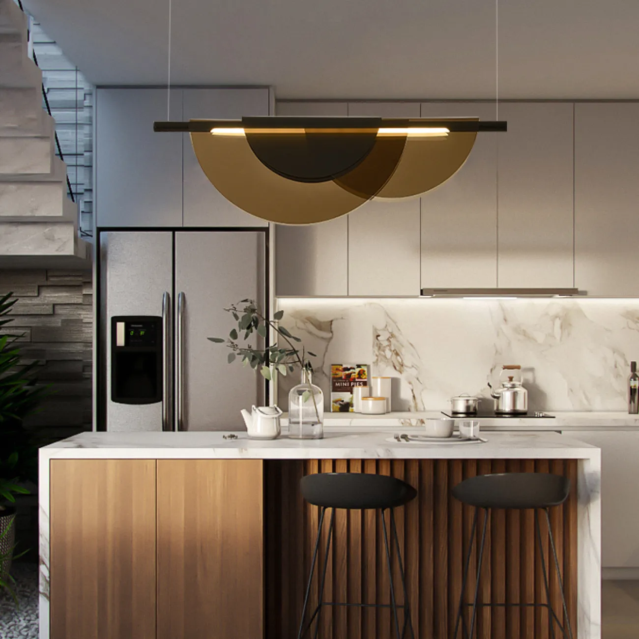 Подвесной светильник EQUAL COLOR L80 Blue от ImperiumLoft