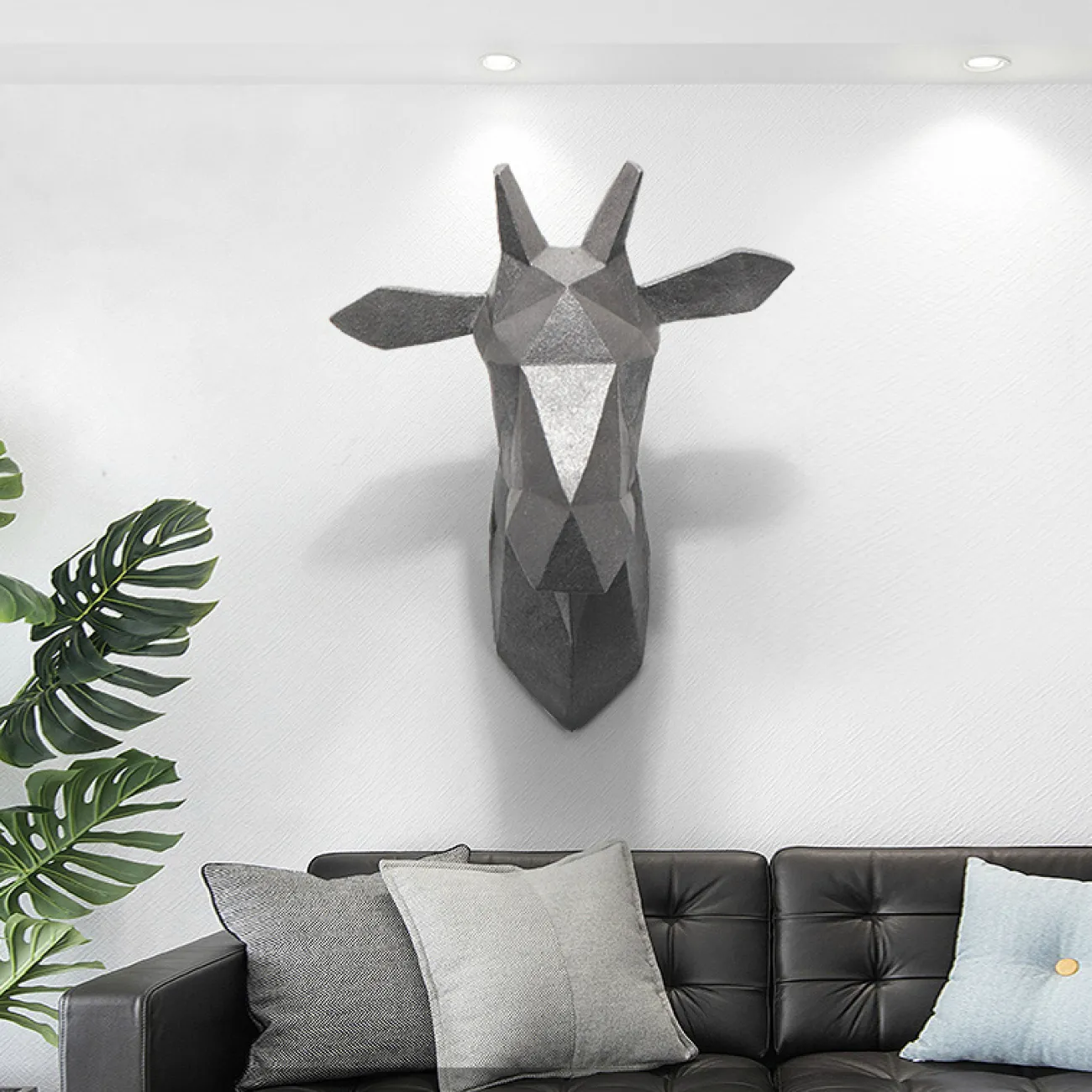 Дизайнерский настенный декор лошадь LaLume-KKK00238