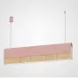 РЕЕЧНЫЙ ПОДВЕСНОЙ СВЕТИЛЬНИК BOOK 3 L90 Pink от ImperiumLoft