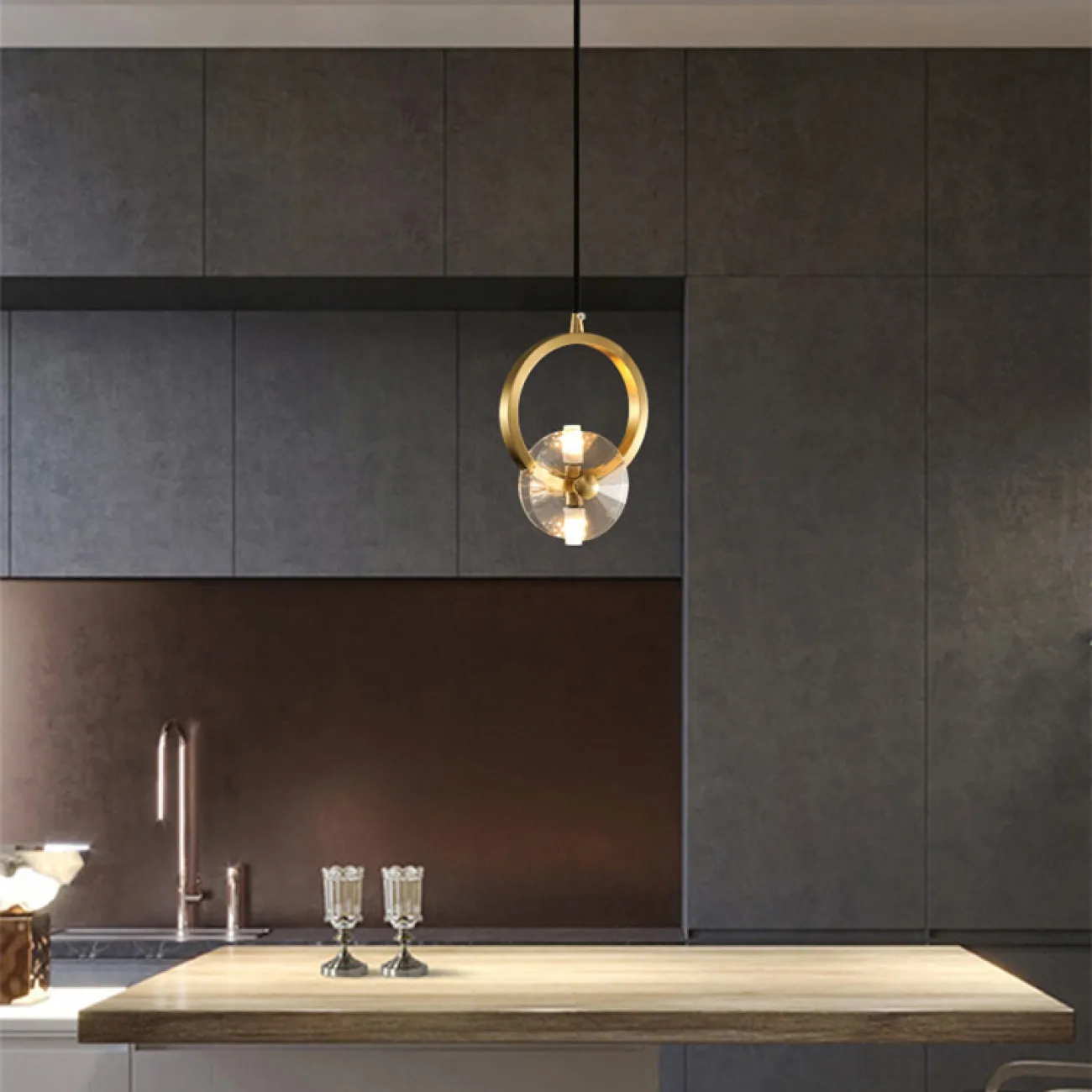 Подвесной светильник ADONICA brass от ImperiumLoft