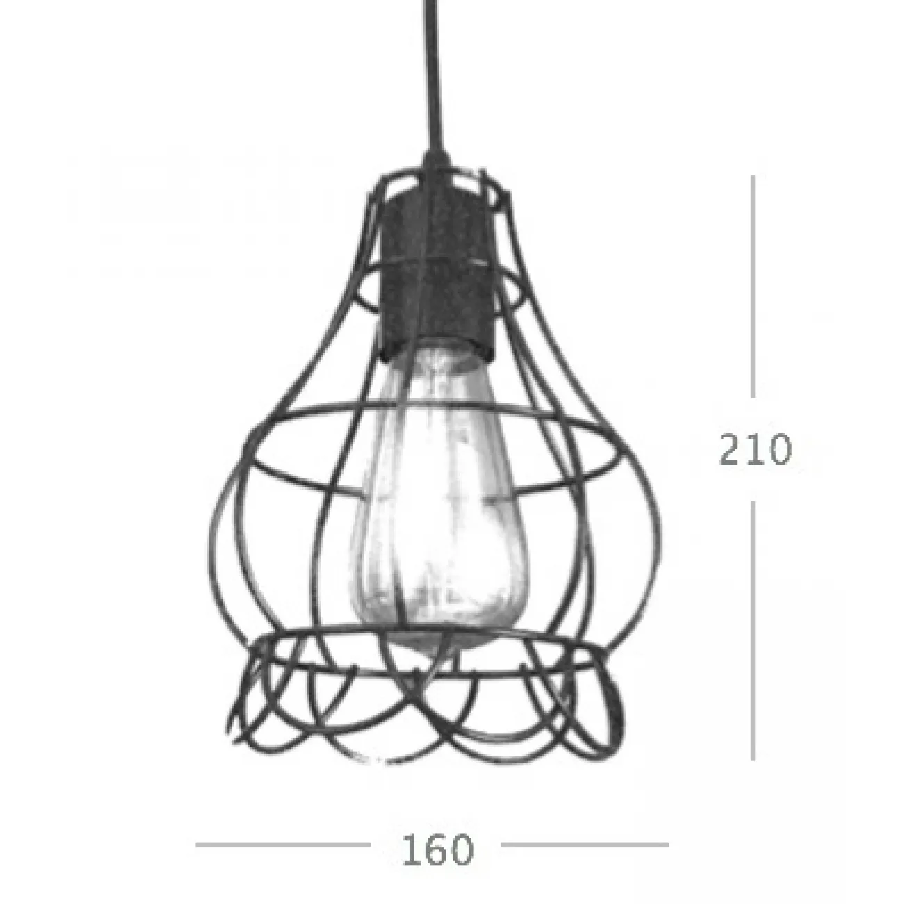 Cветильник Loft Nest Cage №5 от LaLume