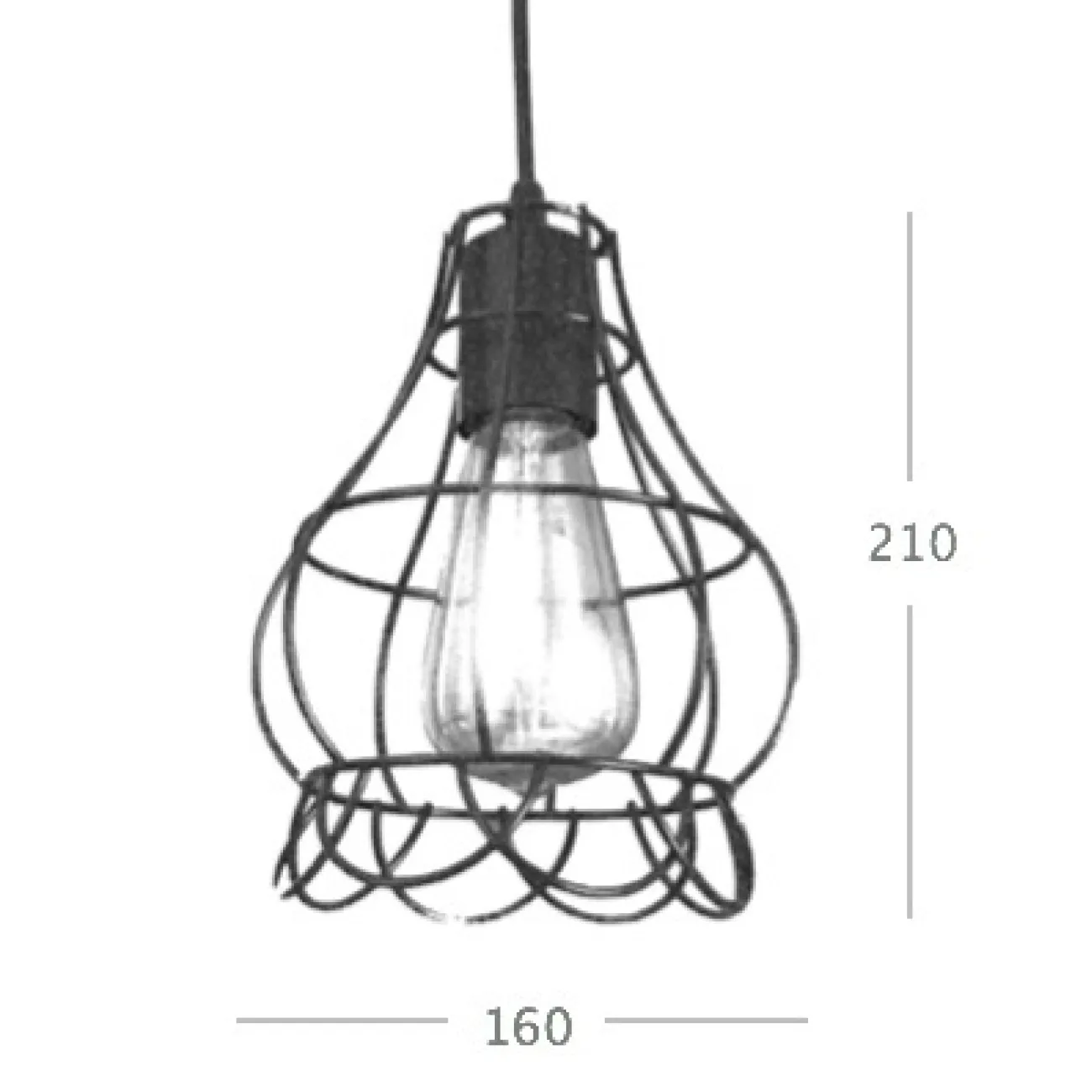 Cветильник Loft Nest Cage №5 от LaLume