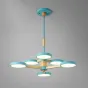 Подвесная люстра TURNA DBL L6 Blue от ImperiumLoft