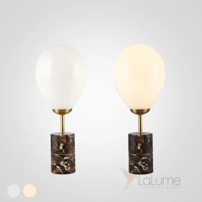 Настольная лампа Marble Fire balloon от ImperiumLoft
