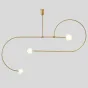 Люстра Fontana Amorosa Three Vortex Gold designed by Michael Anastassiades