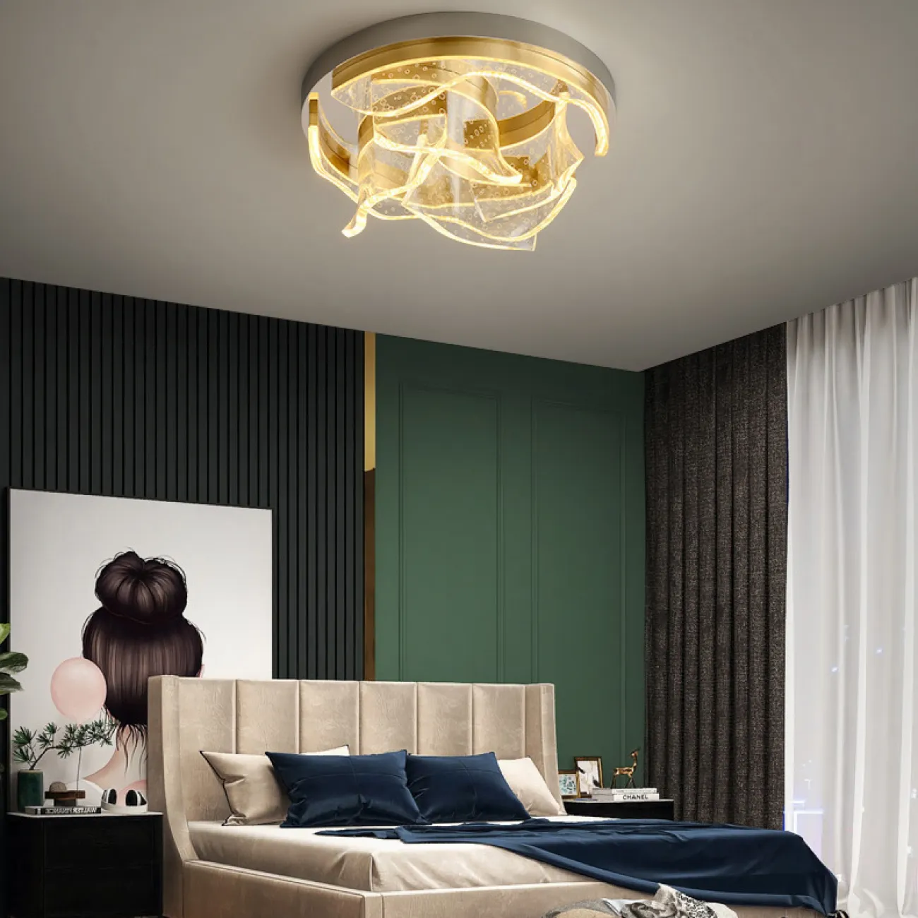 Потолочная люстра CORBY D60 от ImperiumLoft
