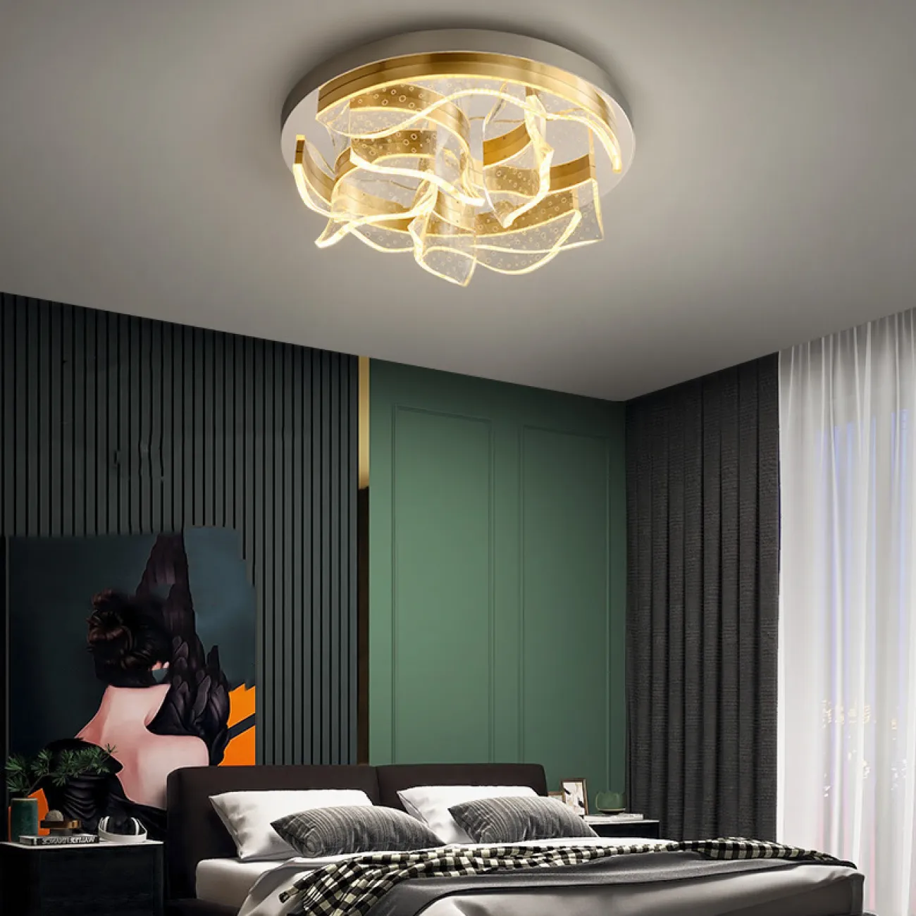 Потолочная люстра CORBY D60 от ImperiumLoft