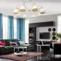 Люстра на штанге VINLAND CH D72 White от ImperiumLoft