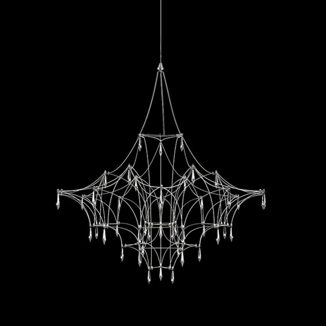 Подвесная люстра MARQUISE D55 Chrome от ImperiumLoft