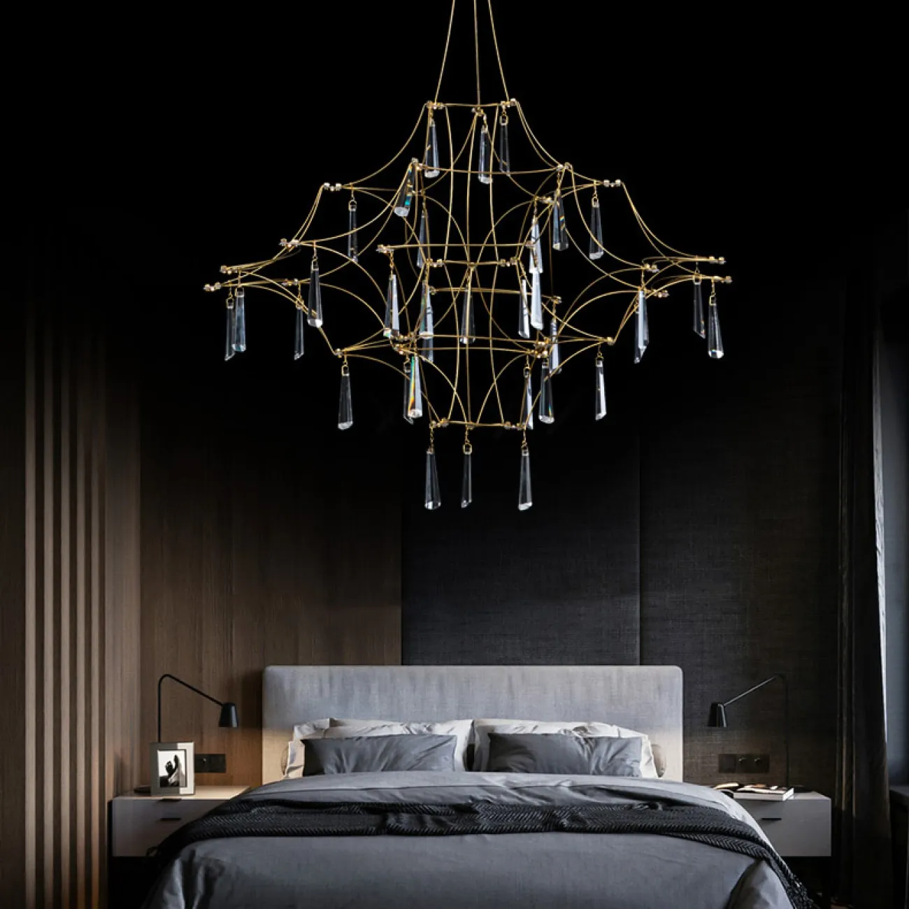 Подвесная люстра MARQUISE D80 Chrome от ImperiumLoft