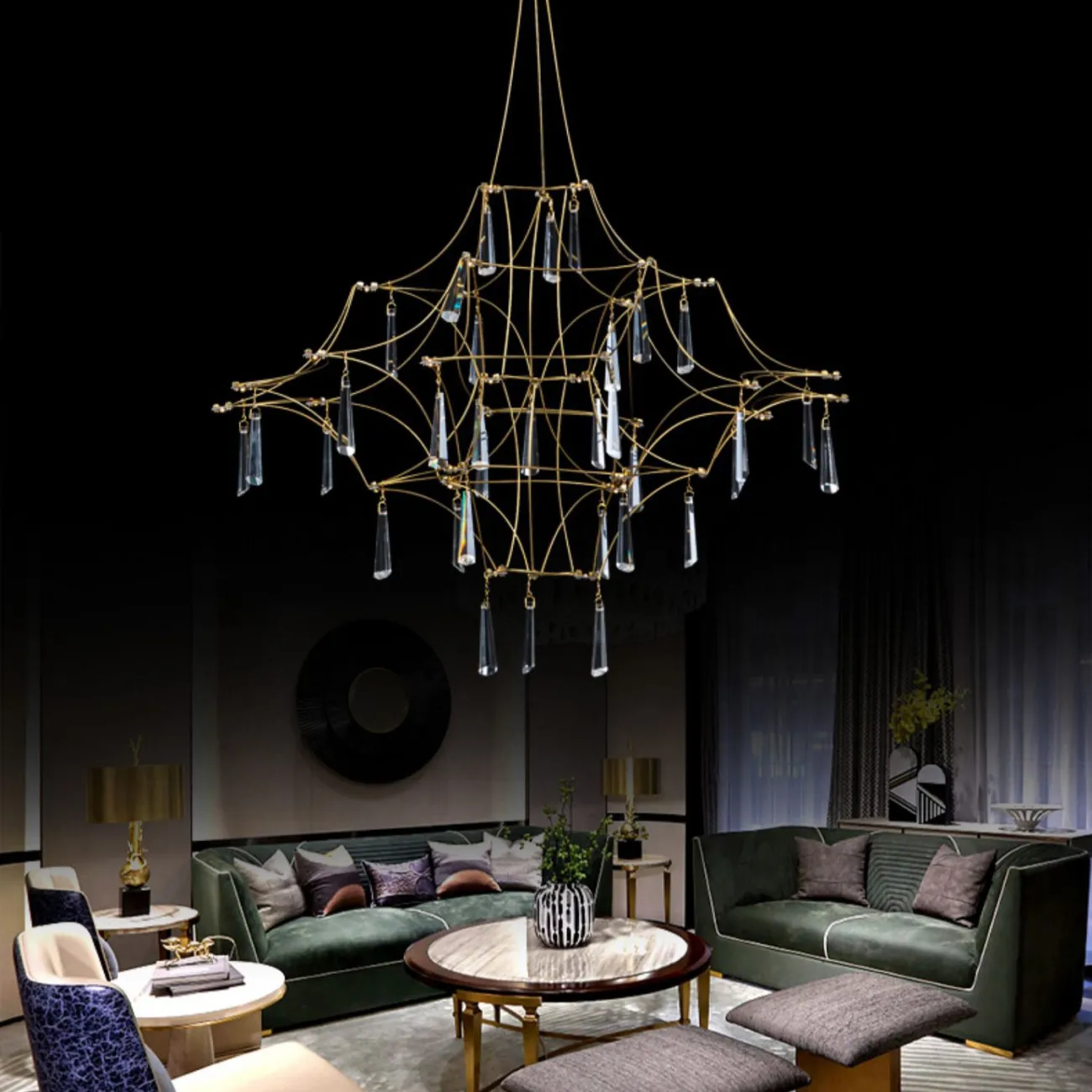 Подвесная люстра MARQUISE D80 Chrome от ImperiumLoft