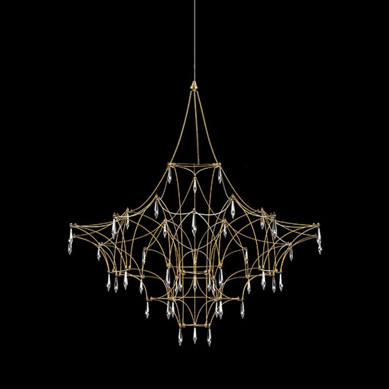 Подвесная люстра MARQUISE D80 Chrome от ImperiumLoft