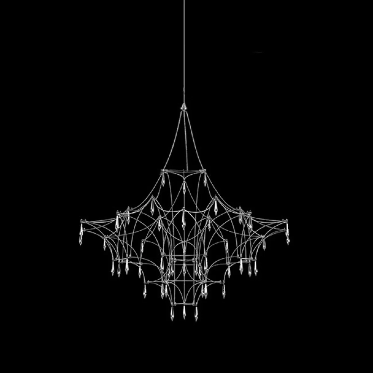 Подвесная люстра MARQUISE D80 Chrome от ImperiumLoft